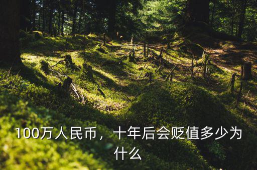 100萬(wàn)人民幣，十年后會(huì)貶值多少為什么