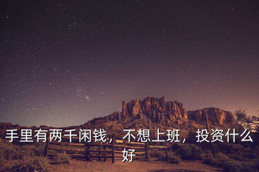 手里有兩千閑錢(qián)，不想上班，投資什么好