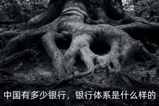 中國有多少銀行，銀行體系是什么樣的