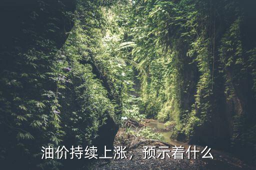油價持續(xù)上漲，預示著什么
