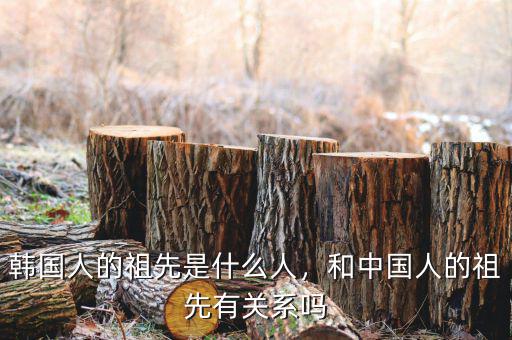 韓國(guó)人的祖先是什么人，和中國(guó)人的祖先有關(guān)系嗎