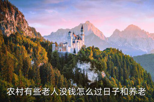 農(nóng)村有些老人沒(méi)錢(qián)怎么過(guò)日子和養(yǎng)老