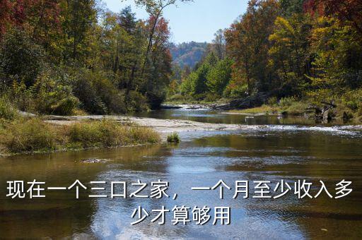 現(xiàn)在一個三口之家，一個月至少收入多少才算夠用