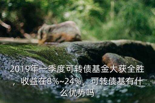 2019年一季度可轉(zhuǎn)債基金大獲全勝，收益在8%~24%，可轉(zhuǎn)債基有什么優(yōu)勢嗎