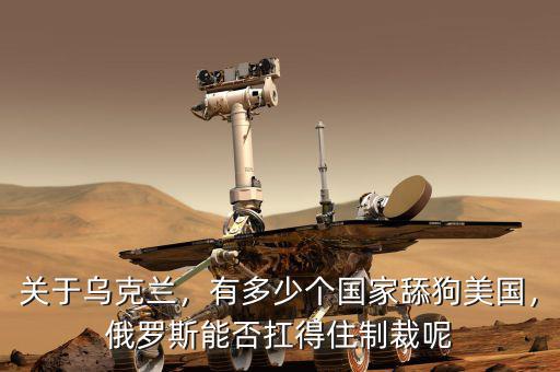 關(guān)于烏克蘭，有多少個國家舔狗美國，俄羅斯能否扛得住制裁呢
