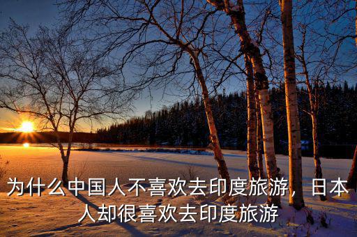 為什么中國人不喜歡去印度旅游，日本人卻很喜歡去印度旅游