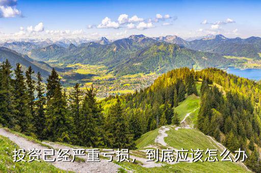 投資已經(jīng)嚴重虧損，到底應(yīng)該怎么辦