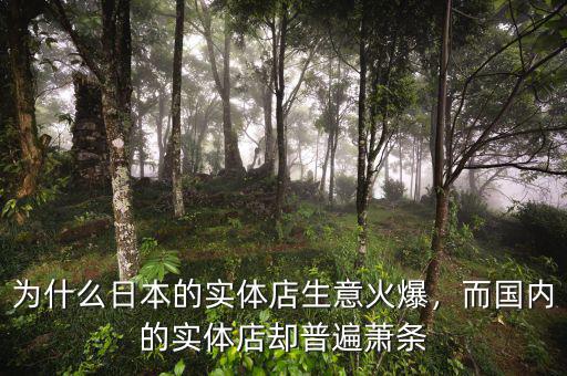 為什么日本的實(shí)體店生意火爆，而國內(nèi)的實(shí)體店卻普遍蕭條