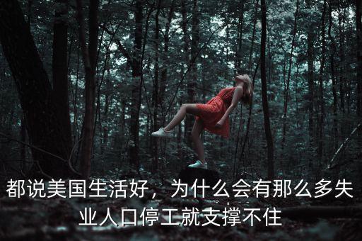 都說(shuō)美國(guó)生活好，為什么會(huì)有那么多失業(yè)人口停工就支撐不住