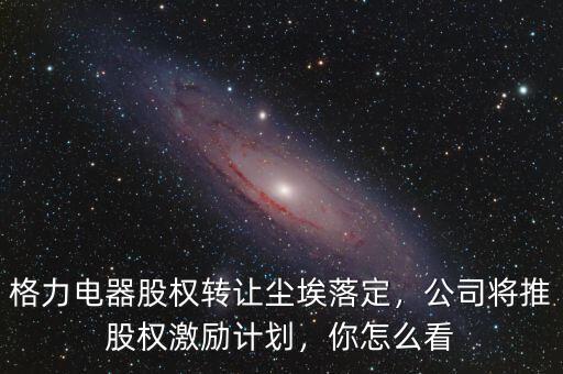格力電器股權(quán)轉(zhuǎn)讓塵埃落定，公司將推股權(quán)激勵計劃，你怎么看