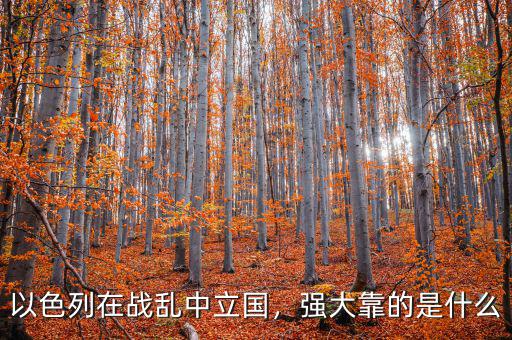 以色列在戰(zhàn)亂中立國(guó)，強(qiáng)大靠的是什么