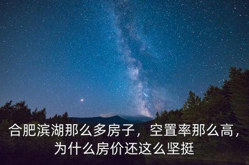 合肥濱湖那么多房子，空置率那么高，為什么房價還這么堅挺