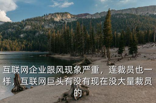 互聯(lián)網(wǎng)企業(yè)跟風現(xiàn)象嚴重，連裁員也一樣，互聯(lián)網(wǎng)巨頭有沒有現(xiàn)在沒大量裁員的
