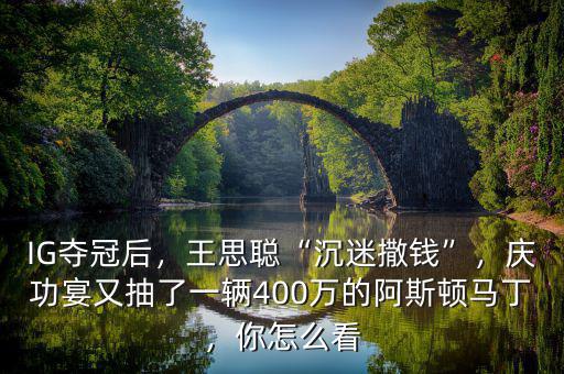 IG奪冠后，王思聰“沉迷撒錢”，慶功宴又抽了一輛400萬(wàn)的阿斯頓馬丁，你怎么看