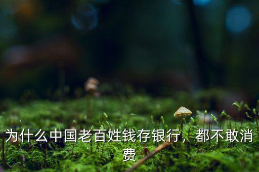 為什么中國(guó)老百姓錢存銀行，都不敢消費(fèi)
