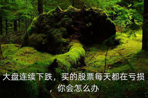 大盤連續(xù)下跌，買的股票每天都在虧損，你會怎么辦