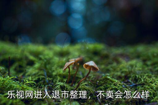 樂視網(wǎng)進入退市整理，不賣會怎么樣