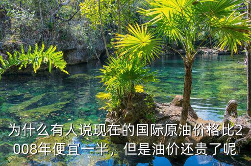 為什么有人說現(xiàn)在的國際原油價格比2008年便宜一半，但是油價還貴了呢