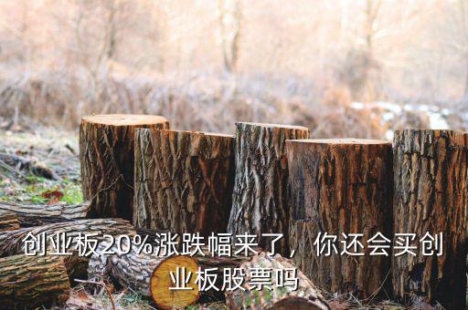 創(chuàng)業(yè)板20%漲跌幅來(lái)了，你還會(huì)買創(chuàng)業(yè)板股票嗎