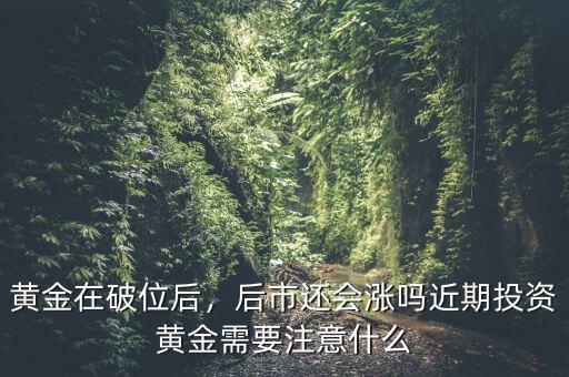 黃金在破位后，后市還會漲嗎近期投資黃金需要注意什么