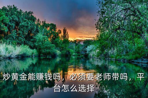 炒黃金能賺錢嗎，必須要老師帶嗎，平臺(tái)怎么選擇
