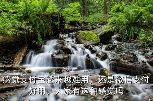 感覺支付寶越來越難用，還是微信支付好用，大家有這種感覺嗎