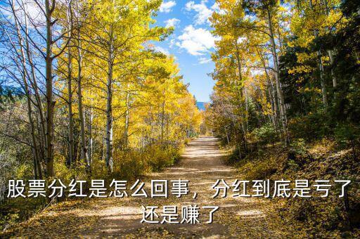 股票分紅是怎么回事，分紅到底是虧了還是賺了