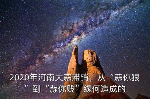 2020年河南大蒜滯銷，從“蒜你狠”到“蒜你賤”緣何造成的