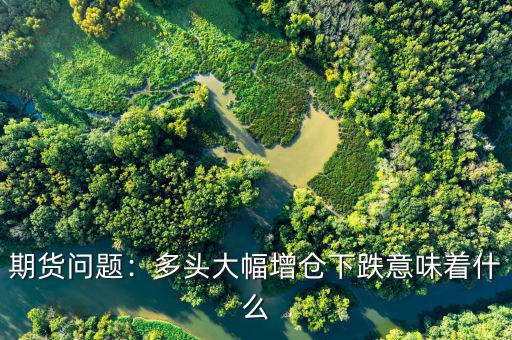空頭增倉(cāng)是什么意思,空頭減倉(cāng)。多頭增倉(cāng)