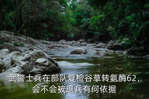 武警士兵在部隊(duì)復(fù)檢谷草轉(zhuǎn)氨酶62，會(huì)不會(huì)被退兵有何依據(jù)