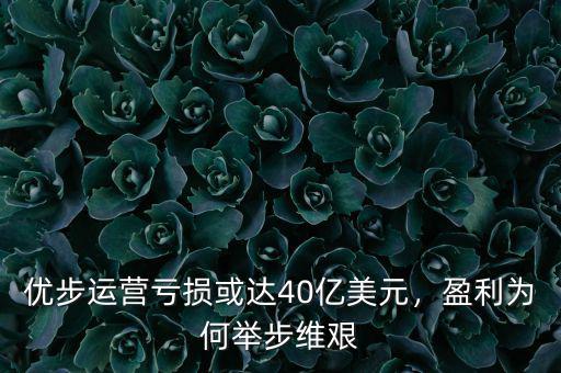 優(yōu)步運營虧損或達40億美元，盈利為何舉步維艱