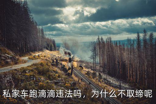 私家車跑滴滴違法嗎，為什么不取締呢