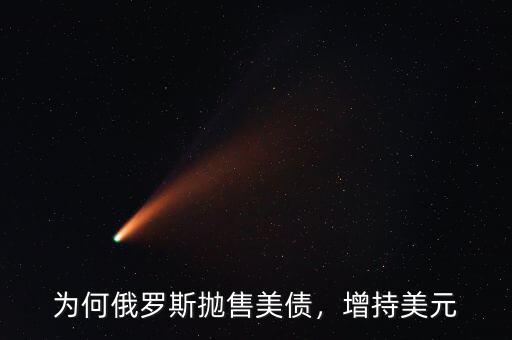 為何俄羅斯拋售美債，增持美元