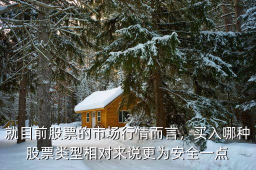 就目前股票的市場(chǎng)行情而言，買(mǎi)入哪種股票類(lèi)型相對(duì)來(lái)說(shuō)更為安全一點(diǎn)