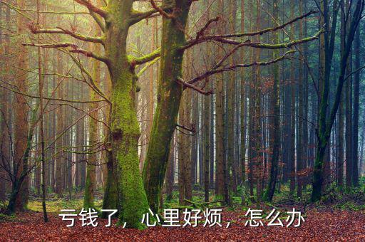 虧錢(qián)了，心里好煩，怎么辦
