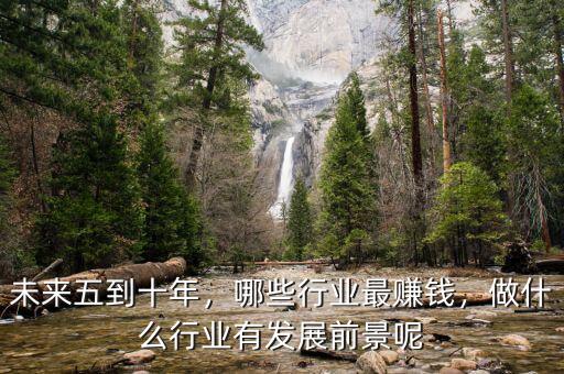 未來五到十年，哪些行業(yè)最賺錢，做什么行業(yè)有發(fā)展前景呢