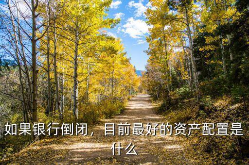 如果銀行倒閉，目前最好的資產(chǎn)配置是什么