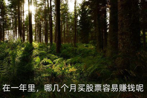 在一年里，哪幾個月買股票容易賺錢呢