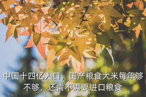 中國(guó)十四億人口，國(guó)產(chǎn)糧食大米每年夠不夠，還需不需要進(jìn)口糧食