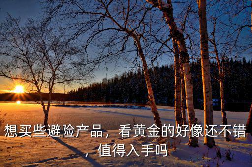 想買(mǎi)些避險(xiǎn)產(chǎn)品，看黃金的好像還不錯(cuò)，值得入手嗎