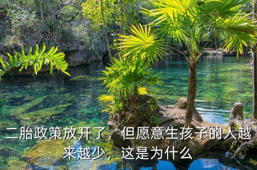 二胎政策放開了，但愿意生孩子的人越來越少，這是為什么