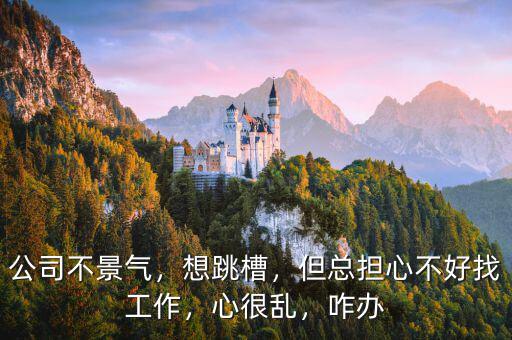公司不景氣，想跳槽，但總擔(dān)心不好找工作，心很亂，咋辦
