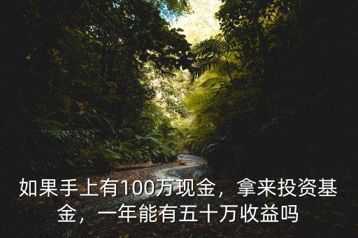 如果手上有100萬(wàn)現(xiàn)金，拿來(lái)投資基金，一年能有五十萬(wàn)收益嗎