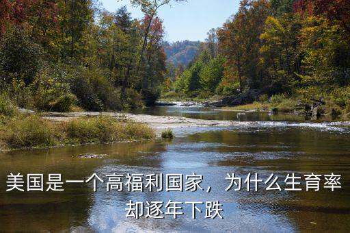 美國是一個高福利國家，為什么生育率卻逐年下跌
