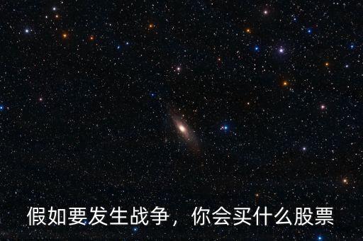 假如要發(fā)生戰(zhàn)爭，你會買什么股票