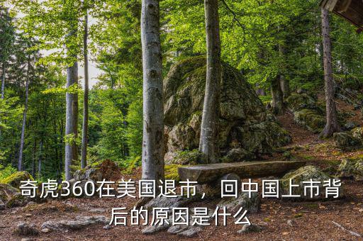 奇虎360在美國退市，回中國上市背后的原因是什么