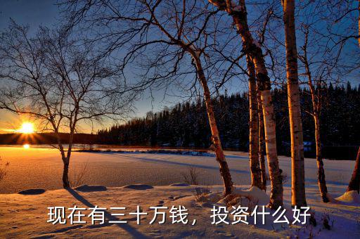 現(xiàn)在有三十萬錢，投資什么好
