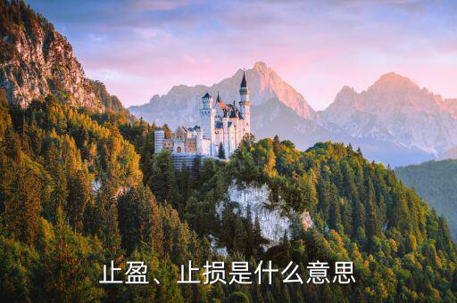 止盈、止損是什么意思