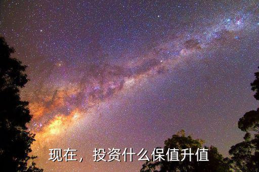 現(xiàn)在，投資什么保值升值