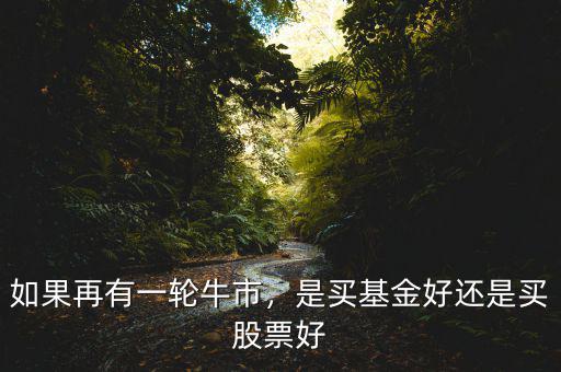 如果再有一輪牛市，是買基金好還是買股票好